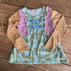 MATILDA JANE Cottonwood Blossoms Tee Size 6